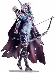 Arthas Sylvanas Figures, World of Warcraft Game Figures PVC Action Cartoon Manga Game Character Model Statue Figure Collectibles Decorations Crafts Gifts for Game Fans (Sylvanas 18cm)