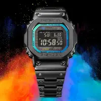 在飛比找Yahoo奇摩購物中心優惠-CASIO 卡西歐 G-SHOCK 全金屬 彩虹光譜 太陽能