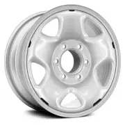 New Wheel For 2005-2016 Toyota Tacoma 16x7 Steel 5 Slot 6-139.7mm Painted Silver (for: Toyota)