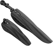 AIMALL Cycling MTB Mudguard Mud Guard Mountain Bike Bicycle Fender Front Rear Tyre, Black, Universal Fit