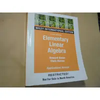 在飛比找蝦皮購物優惠-老殘二手書4 Elementary Linear Algeb