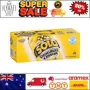 Solo Lemon Soft Drink Cans 10 Pack 375ml Refreshing Citrus Flavour Soft Drink