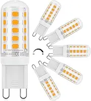 DiCUNO G9 LED Bulb Dimmable, Warm White 2700K, 30W Halogen Equivalent, 2.6W, 260LM, Energy Saving G9 LED Light Bulbs for Chandelier, Ceiling Lights, 6 Packs