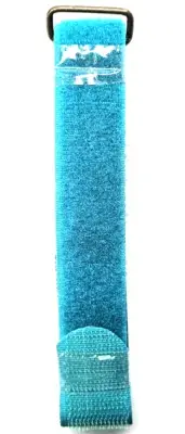 NEW! NEON BLUE Adjustable Hook and Loop Book Strap Single 24" Long for Binding