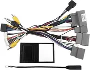 Android Radio Wiring Harness CAN Bus Adapter Compatible for Honda CR-V Civic Car Stereo Head Unit Power Cable Connector Decoder Plug & Play
