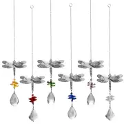 6 Color Crystal Ball Suncatcher Prisms Pendant Rainbow Hanging Wedding Decor
