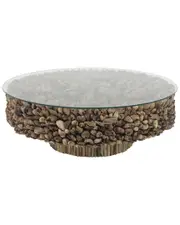 Peyton Lane Handmade Pedestal Coffee Table