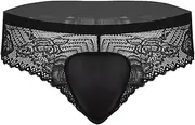 [ZSQBQ] Men Sexy Camel Toe Panty Crossdresser Transvestite Transgender Shemale Costume Hiding Gaff Thong Underwear