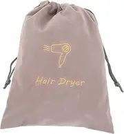 LOORGVEL Portable Drawstring Hair Dryer Bag Multipurpose Fabric Pouch for Hair Dryer Storage Reusable Wear Resistant Travel Organizer Durable and Convenient Drawstring Design Light
