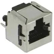 4x TE Connectivity RJ45 ETHERNET CONNECTOR Cat3 8P8C-Ways, Female 5557730-1