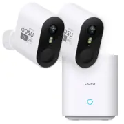 Security Cameras Wireless Outdoor Home System, True 2K HD Night Vision, No Su...