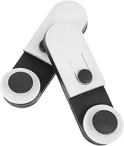 ERINGOGO 2pcs Skid Strap Lock Buttons for Guitar and Ukulele Durable Strap Retainer Easy Installation Smooth Design Grey Color