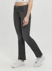 GUESS Women's Jeans Grey G09 Bootcut Pants in Red Size: 24, Spandex