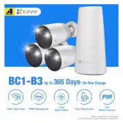 EZVIZ BC1-B3 FHD Wifi Free IP Security Battery Camera rechargeable & Base kit