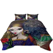 Fairytale Art Beauty and the Beast Coverlet