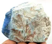 Sky-Blue Opal 1153.5 Ct Natural IGL Australia Uncut Rough Loose Gemstone 5JJM