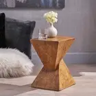 Lightweight Side Table Coffee End Stool Bedside Stand Terrazzo Concrete Outdoor