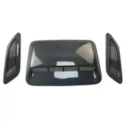 3Pcs ABS Plastic Accessory Car Air Flow Intake Hood Scoop Vent Bonnet Cover Kit (for: MG)