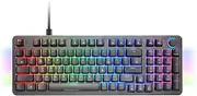 MARS GAMING MKPRO, Full Mechanical Gaming Keyboard, RGB Chroma, Mechanics Hot-Swap Switches, Antighosting, Steering Wheel, Advanced Software, Multiplatform, Silent Switch, US, Black