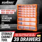 39-156 Drawers Storage Cabinet Tool Box Bin Chest Case Plastic Organiser Divider