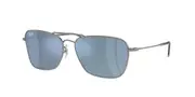 Ray-Ban RBR0102S Caravan Reverse 004/GA Men's Sunglasses Gunmetal Size 58