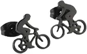 [Cykdohy] Stainless Steel Riding Bicycle Cartilage Stud Small Tiny Earrings for Women Men Minimalist Creative Hollow out Bike Mini Tragus Post Piercing Lightweight Fashion Statement Jewerly for Ride Lover