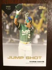2019 Topps X Fernando Tatis Jr 0.23 Celebrations Kris Davis Jump Shot A's