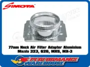Simota 77mm Pod Air Filter Adaptor Aluminium suits Mazda 323 626 MX5 MX-3