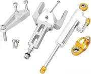 CNC Steering Dampers Motorcycle Adjustable Stabilizer Damper Bracket Mounting Kit for CB1300 CB 1300 2003-2011