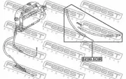 CABLE PULL PARKING BRAKE FITS: FITS FOR RENAULT SCÉNIC II 1.6 HI-FLEX/1.9 DCI