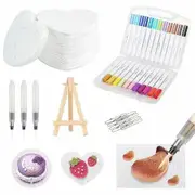 Magic Foam Texture Painting Kit,Magic Puffy Paint,3D Drawing Canvas Painting Kit,Bubble Drawing Pens For DIY Art Supplies, Painting，Shape Love
