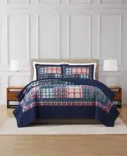 Martha Stewart Highland Holiday Patchwork Quilt Set, King