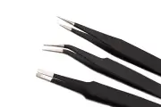 3 pcs/set Fly Tying Tools Anti-static Precision Tweezers Accessories