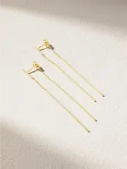 [Carolina Bucci] Carolina Bucci - Florentina Magic Wand 18-karat Gold Earrings - One size One size Gold