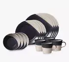 Royal Doulton Bowls of Plenty Boxed Dinnerware Set, 16 Piece, Dark Blue