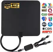 TV Antenna, Amplified Digital HDTV Antenna, with Free 4K 1080P HD VHF UHF Local