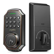 D180 Smart Keyless Door Lock Digital Entry Keypad Deadbolt Anti Peeping Password