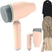 Portable Clothes Steamer, 1200 W Garment Steamer with Folding Handle, 130 ML Water Tank, 10S Fast Heat Up and 3 Steam Levels, Garment Fabric Wrinkles Remover for Travel, Home Office