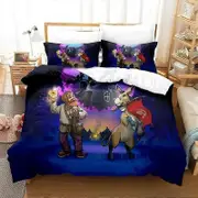 f1239 Bed Sheets Game Graveyard Keeper Bedding Set,Duvet Cover Comforter Bed Set Quilt Cover Pillowcase,King Queen Twin Size Boys Girls AdultseBed Sh