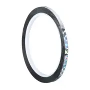 5mm x 50m Prism Tape Holographic Reflective Self Adhesive Silver