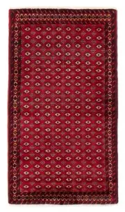 Traditional Vintage Hand-Knotted Carpet 3'7" x 6'0" Wool Area Rug