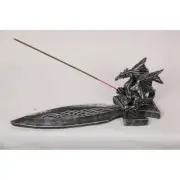 Dragon Incense Stick Burner Statue Ornament 25 cm