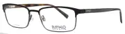 BUFFALO DAVID BITTON BM517 BLK Black Mens Rectangle Eyeglasses 57-19-150 B:36