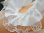 5 Meters White Double Layer Ruffle Unilateral Satin Lace Ribbon Trim 60mm Sewing
