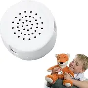 Mini Voice Recorder, Compact Sound Recorder Button Box, Recordable Voice Device for Teddy Bears, Plush Toys, and DIY Gifts, White Column Voice Recorder Sound Box (20 Second Recording)