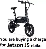 battery charger AC/DC Adapter For Jetson J5 Electric Folding Bike
