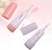 FREEZYMAN Water floss cleaner Set of 2 Portable Dental Scaler with 200ml Removable Water Tank, Household Electric Dental Flusher with 4 Modes, IPX7 Grade Waterproof Electric Water Dental Floss for Ora