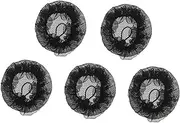 CALLARON 5pcs Elastic Hair for Dancers Invisible Hairnets for Women Flower Hair Accessories Lace for Ballet Performance Daily Use