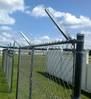 Barbed Wire Barbwire Extension Chain Link Fence -Set 2 Size 1-3/8