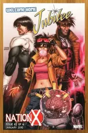 2010 Marvel Nation X Print Ad/Poster X-Men Jubilee Gambit Dustin Weaver Wall Art